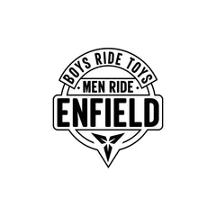 Durable Royal Enfield Shield Sticker