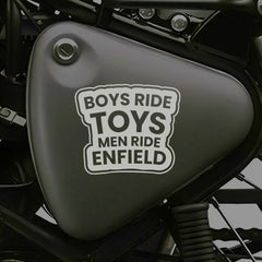 Bold Royal Enfield Nameplate Sticker