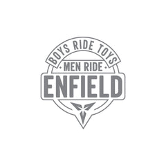 Durable Royal Enfield Shield Sticker
