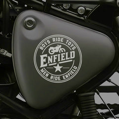 Stylish Royal Enfield Bike Emblem Decal