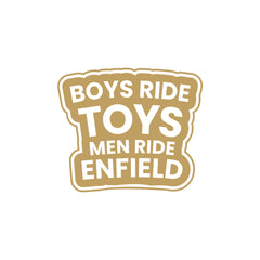 Bold Royal Enfield Nameplate Sticker