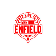 Durable Royal Enfield Shield Sticker