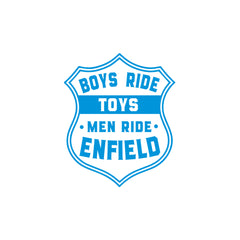 Classic Ride Royal Enfield Bike Sticker