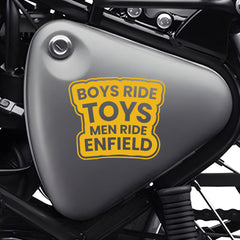 Bold Royal Enfield Nameplate Sticker