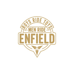 Durable Royal Enfield Shield Sticker
