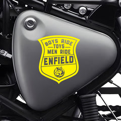 Iconic Royal Enfield Adventure Emblem Decal