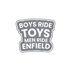 Bold Royal Enfield Nameplate Sticker