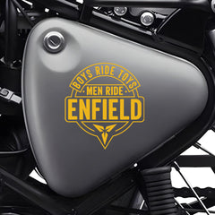 Durable Royal Enfield Shield Sticker