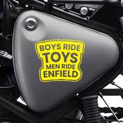 Bold Royal Enfield Nameplate Sticker