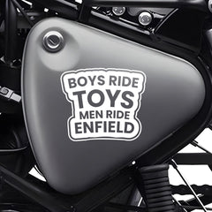 Bold Royal Enfield Nameplate Sticker
