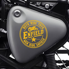Stylish Royal Enfield Bike Emblem Decal