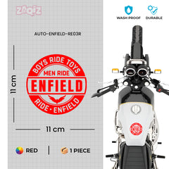 Bold Royal Enfield Emblem Sticker