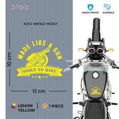 Bold Design Royal Enfield Shield Sticker