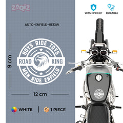 Elegant Royal Enfield Decal for Riders