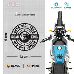 Elegant Royal Enfield Decal for Riders