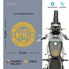 Bold Royal Enfield Emblem Sticker