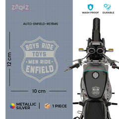 Classic Ride Royal Enfield Bike Sticker