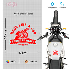Bold Design Royal Enfield Shield Sticker