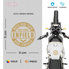 Bold Royal Enfield Emblem Sticker