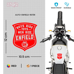 Iconic Royal Enfield Adventure Emblem Decal