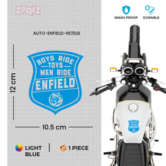 Iconic Royal Enfield Adventure Emblem Decal