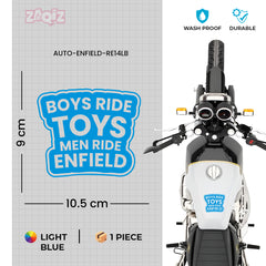 Bold Royal Enfield Nameplate Sticker