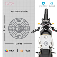 Elegant Royal Enfield Decal for Riders