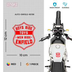Classic Ride Royal Enfield Bike Sticker