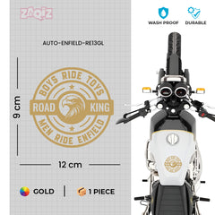 Elegant Royal Enfield Decal for Riders