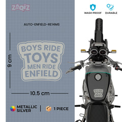 Bold Royal Enfield Nameplate Sticker