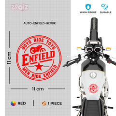 Stylish Royal Enfield Bike Emblem Decal
