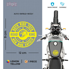 Elegant Royal Enfield Decal for Riders