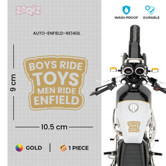 Bold Royal Enfield Nameplate Sticker