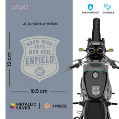 Iconic Royal Enfield Adventure Emblem Decal