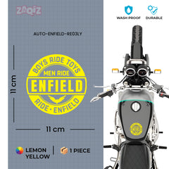 Bold Royal Enfield Emblem Sticker