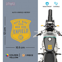 Iconic Royal Enfield Adventure Emblem Decal