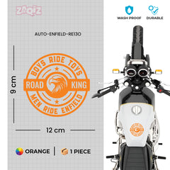 Elegant Royal Enfield Decal for Riders