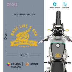 Bold Design Royal Enfield Shield Sticker
