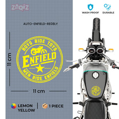 Stylish Royal Enfield Bike Emblem Decal