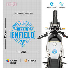 Durable Royal Enfield Shield Sticker