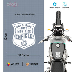 Iconic Royal Enfield Adventure Emblem Decal