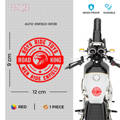 Elegant Royal Enfield Decal for Riders