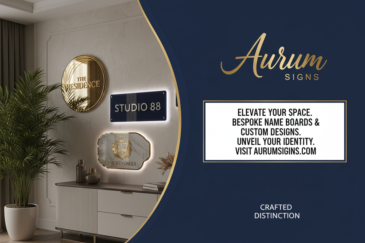 create image for promotion banner for name board