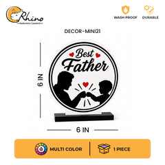 Father Son Friendship Acrylic Tabletop Décor and Keepsake