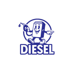Premium Diesel Sticker for Car | Waterproof Fuel Tank Decal