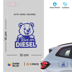 Diesel Sticker for Fuel Tank | Durable Automotive Decal