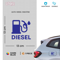 Creative Diesel Sticker for Car Fuel Tank Cap
