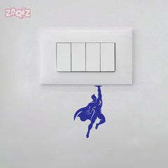 Superman Switch Board Sticker for Home Wall Decor Vinyl Decal