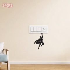 Superman Switch Board Sticker for Home Wall Decor Vinyl Decal
