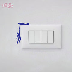 Helping Hands Switch Board Sticker Creative Wall Decor Decal